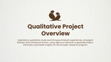 Free Qualitative Project Overview to Edit Online