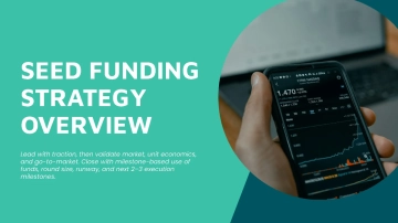 Free Seed Funding Strategy Pitch Deck to Edit Online
