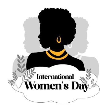 Free International Women's Day Black and White Clip Art Templates to Edit Online