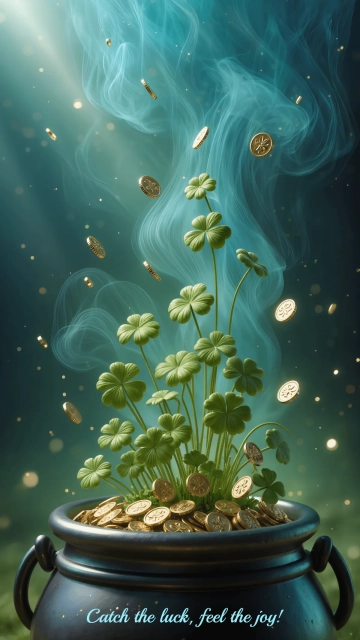 Free Shamrock Celebration Wallpaper Template to Edit Online