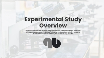 Free Experimental Research Presentation Template to Edit Online