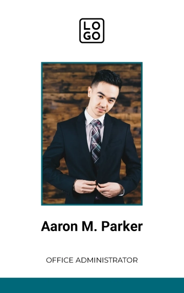 Free Office Worker ID Badge to Edit Online