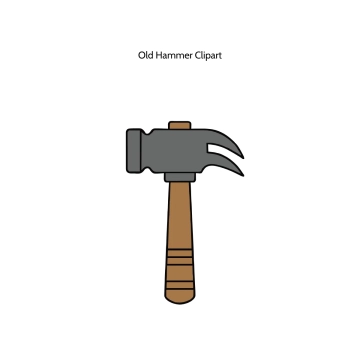 Free Old Hammer Vector Clipart (PNG, SVG) to Edit Online