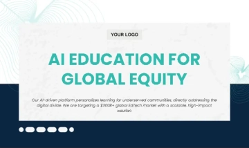 Free EdTech Startup Investor Pitch Deck to Edit Online