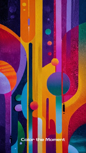 Free Holi Abstract Wallpaper Template to Edit Online