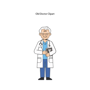 Free Old Doctor Vector Clipart (PNG, SVG) to Edit Online