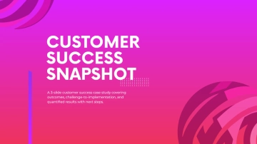 Free Customer Success Case Study to Edit Online