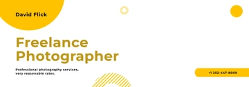 Free Photography Tumblr Banner Template to Edit Online