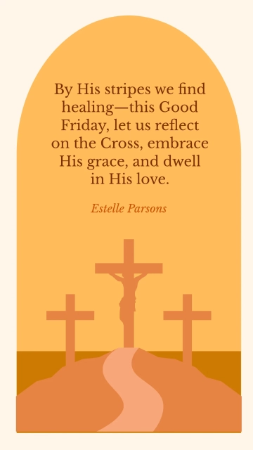 Free Religious  Good Friday Quote Template to Edit Online
