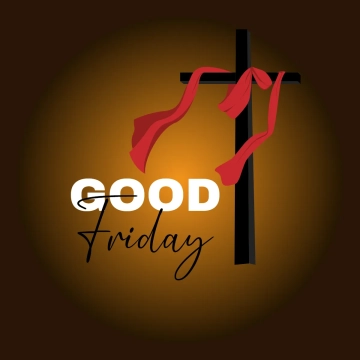 Free Good Friday Dark Background Clip Art Templates to Edit Online