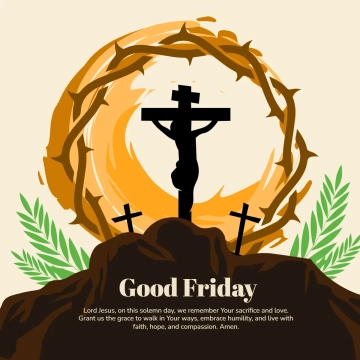 Free Blessed Good Friday Clip Art Templates to Edit Online