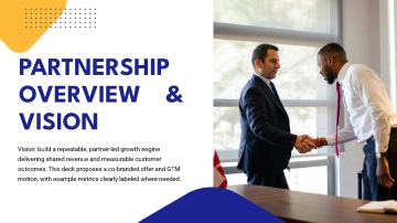 Free Strategic Partnership Pitch Deck Template to Edit Online