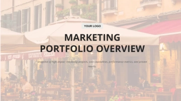 Free Graphic Portfolio Presentation for Freelancers to Edit Online