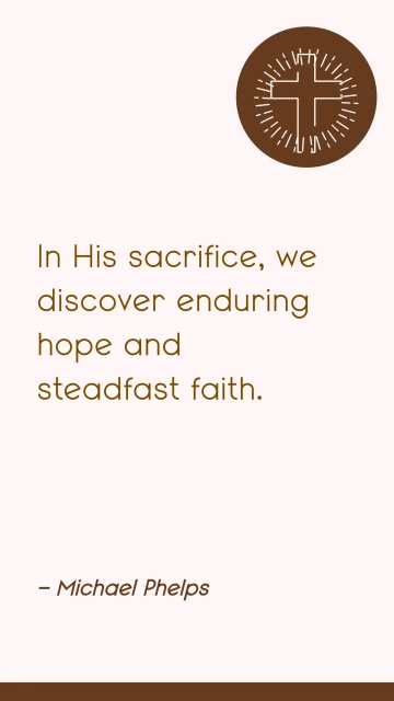 Free Solemn Faith Good Friday Quote Template to Edit Online