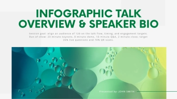 Free Infographic Presentation Slide Template to Edit Online