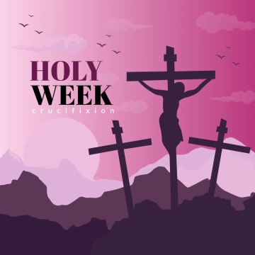 Free Flat Vector Holy Week Clip Art Templates to Edit Online