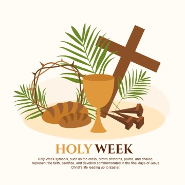 Free Holy Week Symbol Clip Art Templates to Edit Online