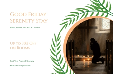 Free Good Friday Promo Banner Template to Edit Online