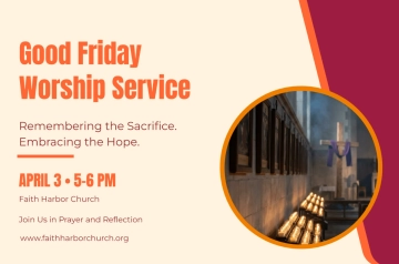 Free Church Good Friday Banner Template to Edit Online