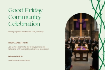 Free Good Friday Celebration Banner Template to Edit Online