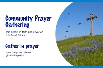 Free Prayer Gathering Good Friday Banner Template to Edit Online