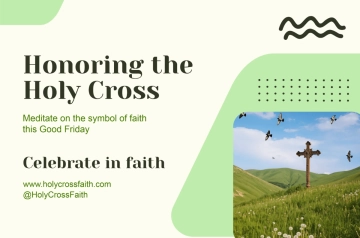Free Holy Cross Good Friday Banner Template to Edit Online