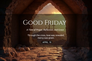 Free Spiritual Good Friday Banner Template to Edit Online