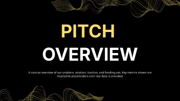 Free Startup Competition Funding Pitch Deck to Edit Online