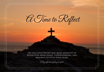 Free Faith and Hope Good Friday Card Template to Edit Online