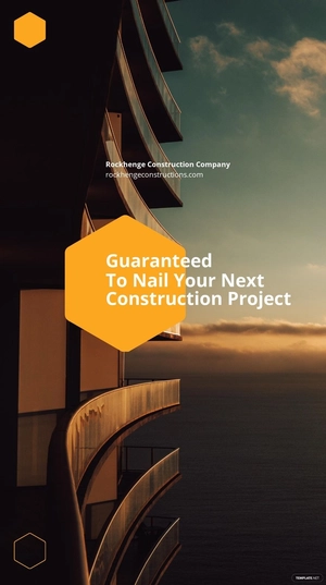 Free Construction Business Snapchat Geofilter Template to Edit Online