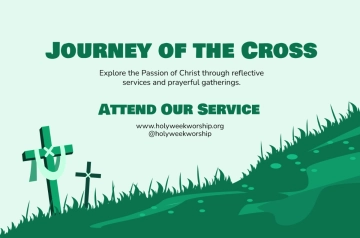 Free Passion of Christ Good Friday Banner Template to Edit Online