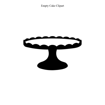 Free Empty Cake Vector Clipart (PNG, SVG) to Edit Online