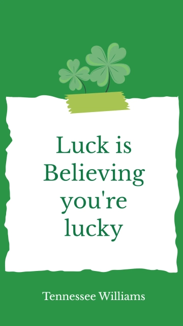 Free St. Patrick's Day Believing Quote Template to Edit Online