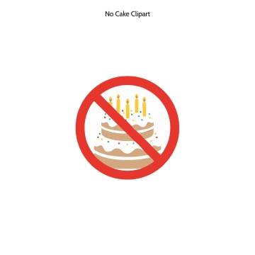 Free No Cake Symbol Vector Clipart (PNG, SVG) to Edit Online