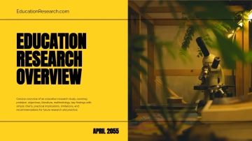 Free Education Research Presentation Template to Edit Online
