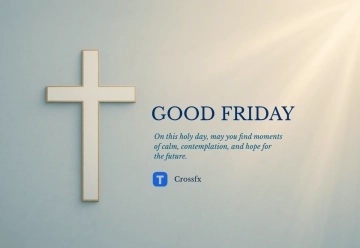 Free Corporate Good Friday Card Template to Edit Online