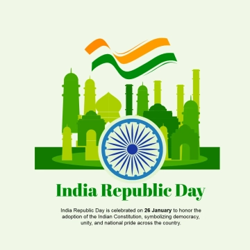 Free India Republic Day Clip Art Templates to Edit Online