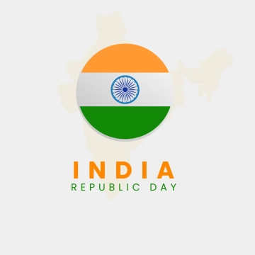 Free Minimalist India Republic Day Clip Art Templates to Edit Online