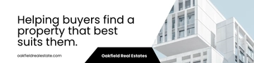 Free Real Estate Linkedin Banner Template to Edit Online
