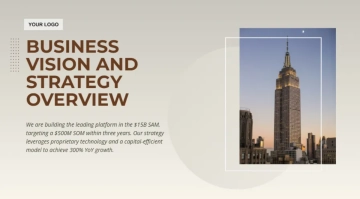 Free Business Pitch Deck to Edit Online