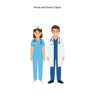 Free Nurse and Doctor Vector Clipart (PNG, SVG) to Edit Online