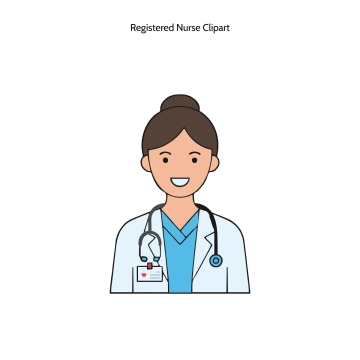 Free Registered Nurse Vector Clipart (PNG, SVG) to Edit Online