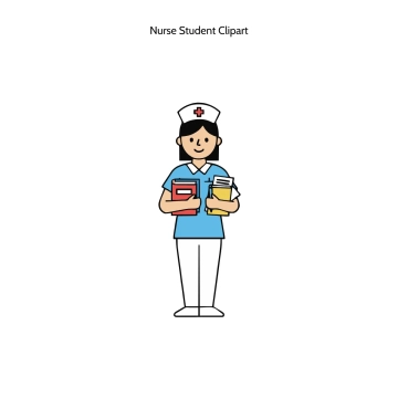 Free Nurse Student Vector Clipart (PNG, SVG) to Edit Online
