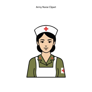 Free Army Nurse Vector Clipart (PNG, SVG) to Edit Online