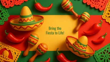 Free Cinco De Mayo 3D Background Template to Edit Online