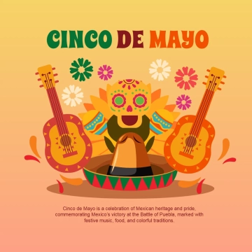Free Colorful Cinco De Mayo Clip Art Templates to Edit Online