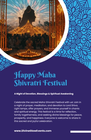 Free Happy Maha Shivratri Poster Template to Edit Online