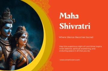 Free Gold Maha Shivratri Banner Template to Edit Online