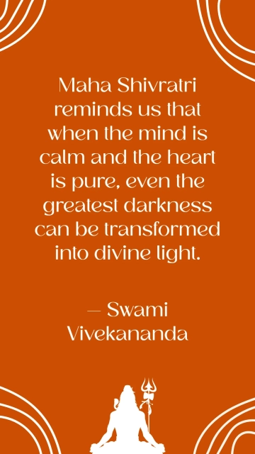 Free Inspirational Maha Shivratri Quote Template to Edit Online