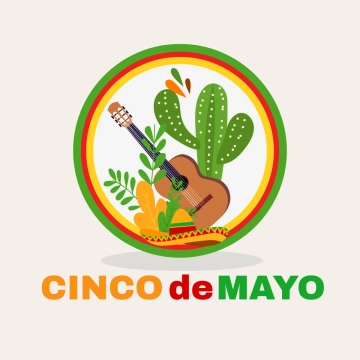 Free Cinco De Mayo Circle Clip Art Templates to Edit Online